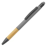 Kugelschreiber aus Metall und Holz mit Touch Stylus Funktion