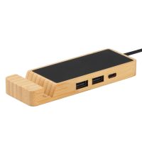 3 ports USB Hub, phone holder