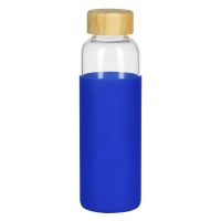 Water bottle with silicone sleeve, 500 ml