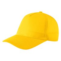 Kids' cap with 5 panels, velcro back closure