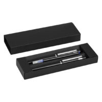 Metal ball pen and roller pen set
