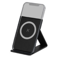 Magnetic foldable mobile phone holder and wireless charger, 15W