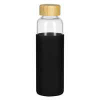 Water bottle with silicone sleeve, 500 ml